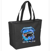 Moo Deng Hippo Ride The Moo Deng Zip Tote Bag