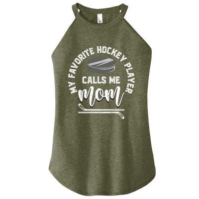 Mothers Day Hockey Fan Hockey Player Mom Sport Hockey Gift Women's Perfect Tri Rocker Tank