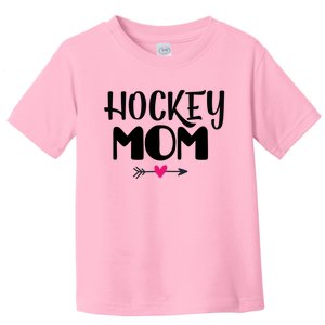 Mother's Day Hockey Mom Sport Fan Funny Gift Toddler T-Shirt