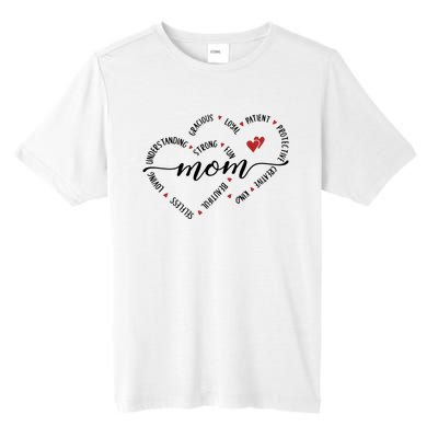 Mom Duel Heart Strong Kind Mom Gift For Happy Mother's Day Tall Fusion ChromaSoft Performance T-Shirt