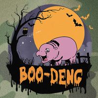 Moo Deng Halloween Boo Deng Halloween Legacy Tie Dye Trucker Hat