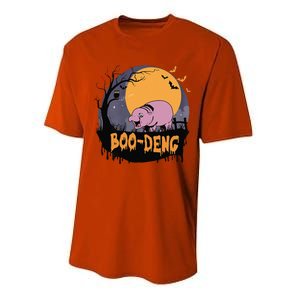 Moo Deng Halloween Boo Deng Halloween Performance Sprint T-Shirt