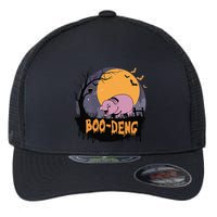Moo Deng Halloween Boo Deng Halloween Flexfit Unipanel Trucker Cap