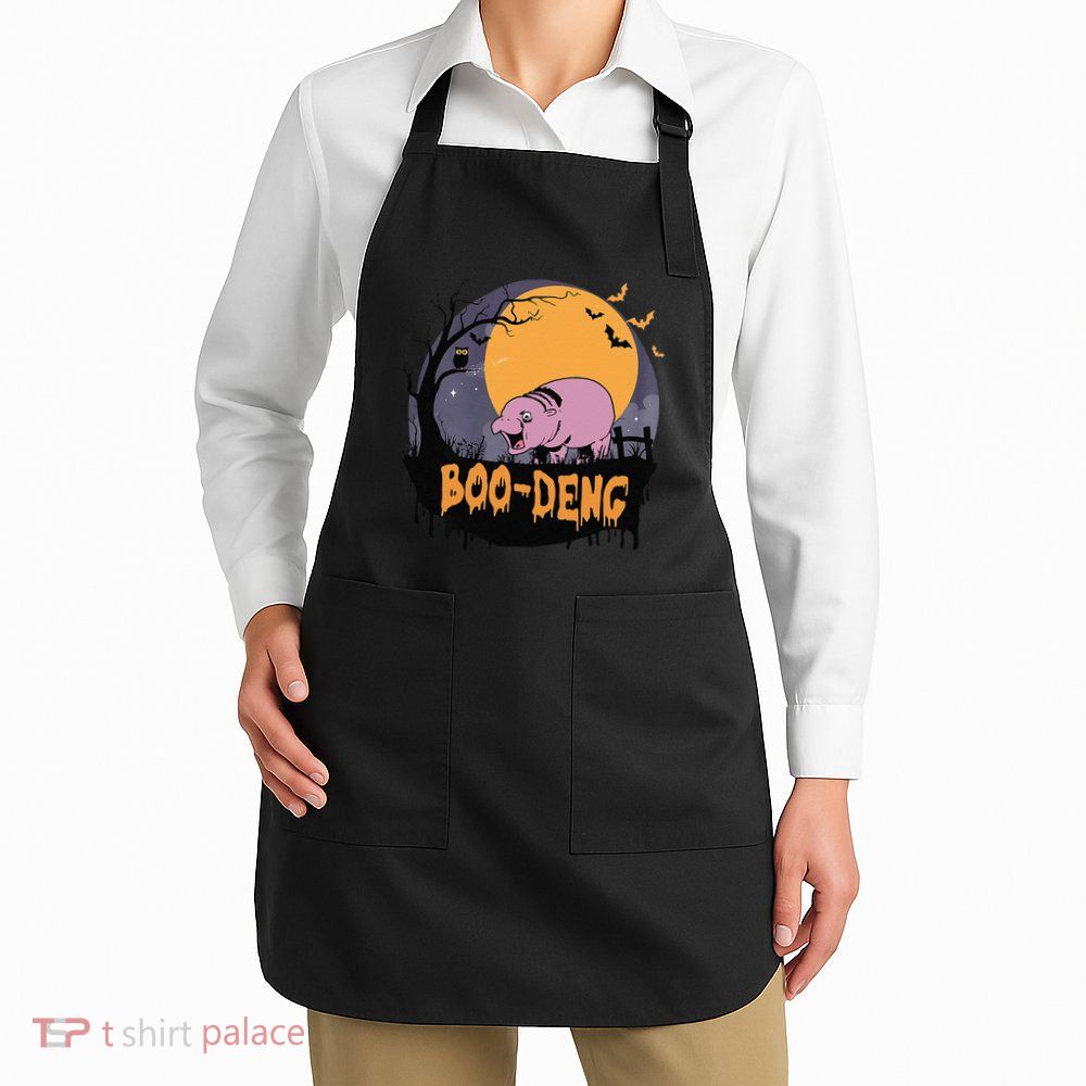 Moo Deng Halloween Boo Deng Halloween Apron
