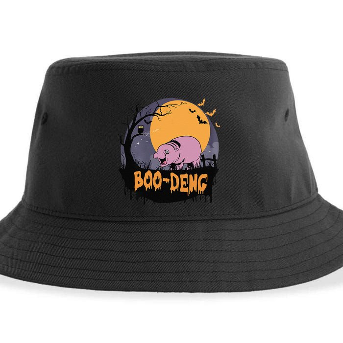 Moo Deng Halloween Boo Deng Halloween Sustainable Bucket Hat
