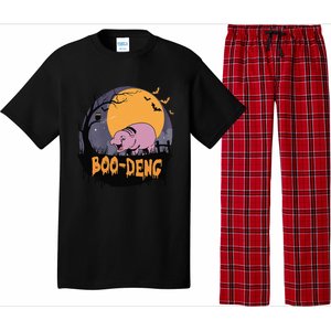 Moo Deng Halloween Boo Deng Halloween Pajama Set