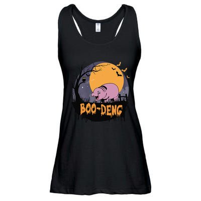 Moo Deng Halloween Boo Deng Halloween Ladies Essential Flowy Tank