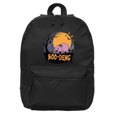Moo Deng Halloween Boo Deng Halloween 16 in Basic Backpack
