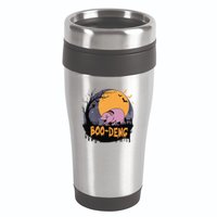 Moo Deng Halloween Boo Deng Halloween 16oz Travel Tumbler