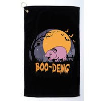 Moo Deng Halloween Boo Deng Halloween Golf Towel