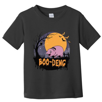 Moo Deng Halloween Boo Deng Halloween Toddler T-Shirt