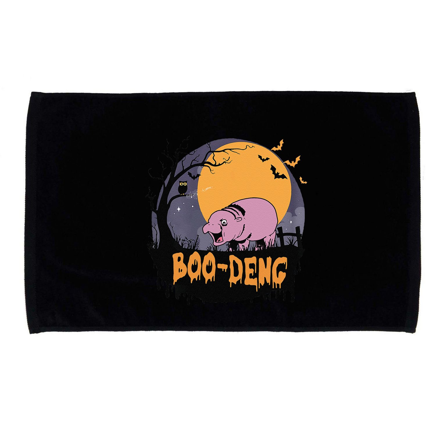 Moo Deng Halloween Boo Deng Halloween Microfiber Hand Towel
