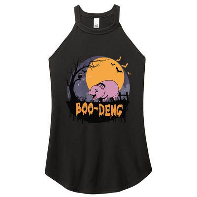 Moo Deng Halloween Boo Deng Halloween Women's Perfect Tri Rocker Tank