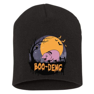 Moo Deng Halloween Boo Deng Halloween Short Acrylic Beanie