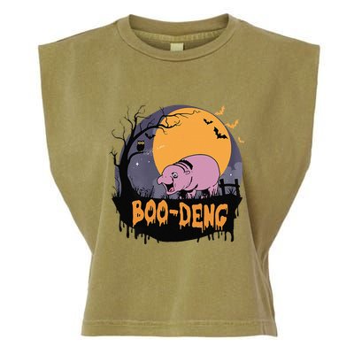 Moo Deng Halloween Boo Deng Halloween Garment-Dyed Women's Muscle Tee