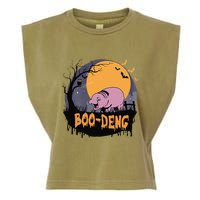 Moo Deng Halloween Boo Deng Halloween Garment-Dyed Women's Muscle Tee