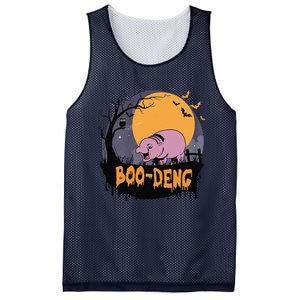 Moo Deng Halloween Boo Deng Halloween Mesh Reversible Basketball Jersey Tank