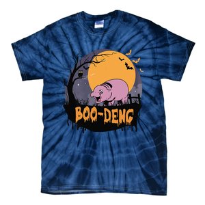 Moo Deng Halloween Boo Deng Halloween Tie-Dye T-Shirt