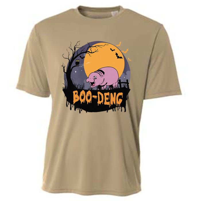 Moo Deng Halloween Boo Deng Halloween Cooling Performance Crew T-Shirt