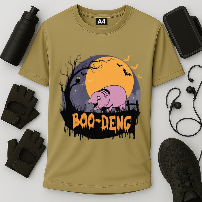 Moo Deng Halloween Boo Deng Halloween Performance Shirt