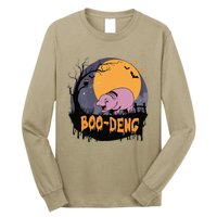 Moo Deng Halloween Boo Deng Halloween Long Sleeve Shirt