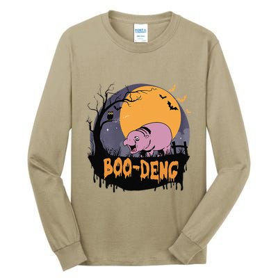 Moo Deng Halloween Boo Deng Halloween Tall Long Sleeve T-Shirt