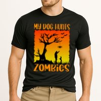 My Dog Hunts Zombies Halloween Cooling Performance Crew T-Shirt