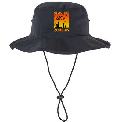 My Dog Hunts Zombies Halloween Bucket Hat