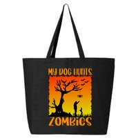 My Dog Hunts Zombies Halloween 25L Jumbo Tote