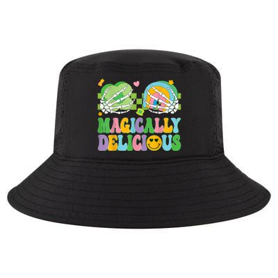 Magically Delicious Hippie St Patrick’s Day Skeleton Charms Cool Comfort Performance Bucket Hat