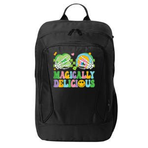 Magically Delicious Hippie St Patrick’s Day Skeleton Charms City Backpack