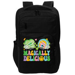 Magically Delicious Hippie St Patrick’s Day Skeleton Charms Impact Tech Backpack