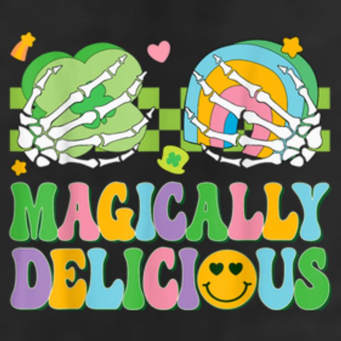 Magically Delicious Hippie St Patrick’s Day Skeleton Charms 25L Jumbo Tote