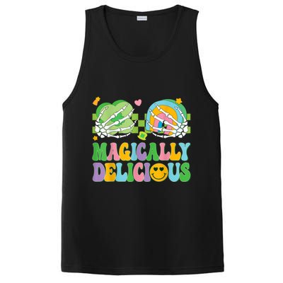 Magically Delicious Hippie St Patrick’s Day Skeleton Charms PosiCharge Competitor Tank
