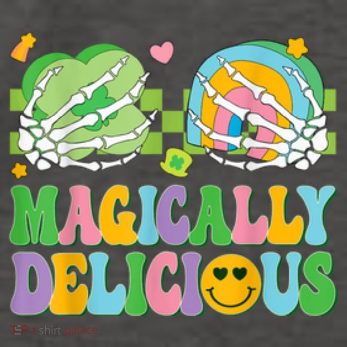 Magically Delicious Hippie St Patrick’s Day Skeleton Charms Vector Backpack