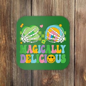 Magically Delicious Hippie St Patrick’s Day Skeleton Charms Coaster