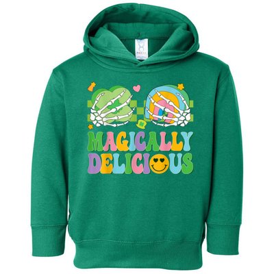 Magically Delicious Hippie St Patrick’s Day Skeleton Charms Toddler Hoodie
