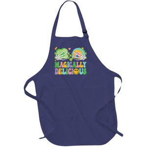 Magically Delicious Hippie St Patrick’s Day Skeleton Charms Full-Length Apron With Pockets