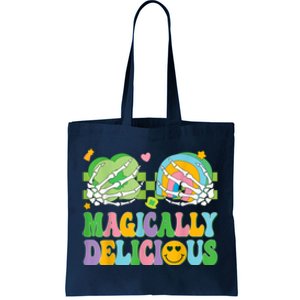 Magically Delicious Hippie St Patrick’s Day Skeleton Charms Tote Bag