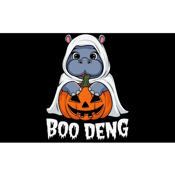 Moo Deng Halloween Cute Baby Pygmy Hippo Bouncy Pig Bumper Sticker