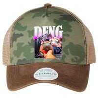 Moo Deng Hippo Baby Pygmy Funny Legacy Tie Dye Trucker Hat