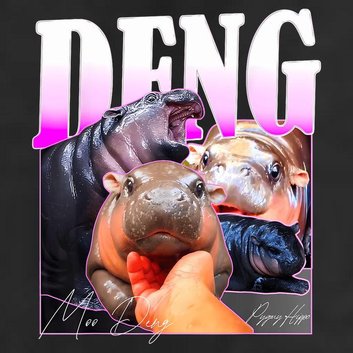 Moo Deng Hippo Baby Pygmy Funny Cool Comfort Performance Bucket Hat