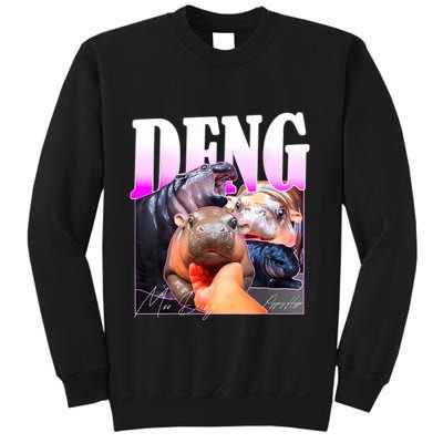 Moo Deng Hippo Baby Pygmy Funny Sweatshirt