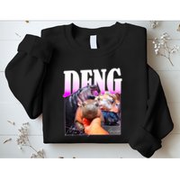 Moo Deng Hippo Baby Pygmy Funny Sweatshirt