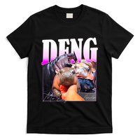 Moo Deng Hippo Baby Pygmy Funny T-Shirt