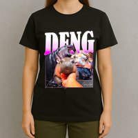 Moo Deng Hippo Baby Pygmy Funny T-Shirt
