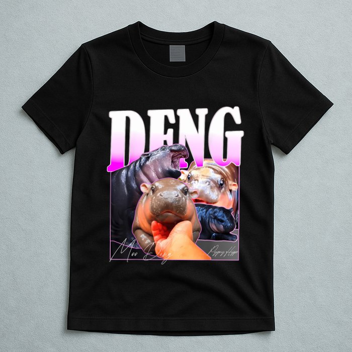 Moo Deng Hippo Baby Pygmy Funny T-Shirt