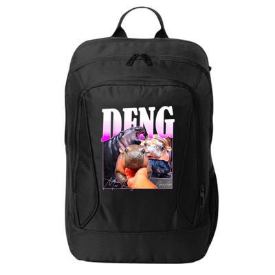 Moo Deng Hippo Baby Pygmy Funny City Backpack
