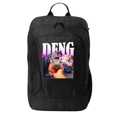 Moo Deng Hippo Baby Pygmy Funny City Backpack