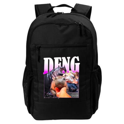 Moo Deng Hippo Baby Pygmy Funny Backpack